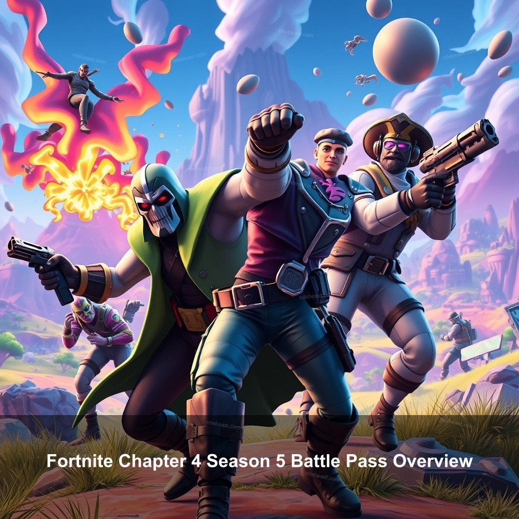 Fortnite Chapter 4 Season 5 Battle Pass Overview