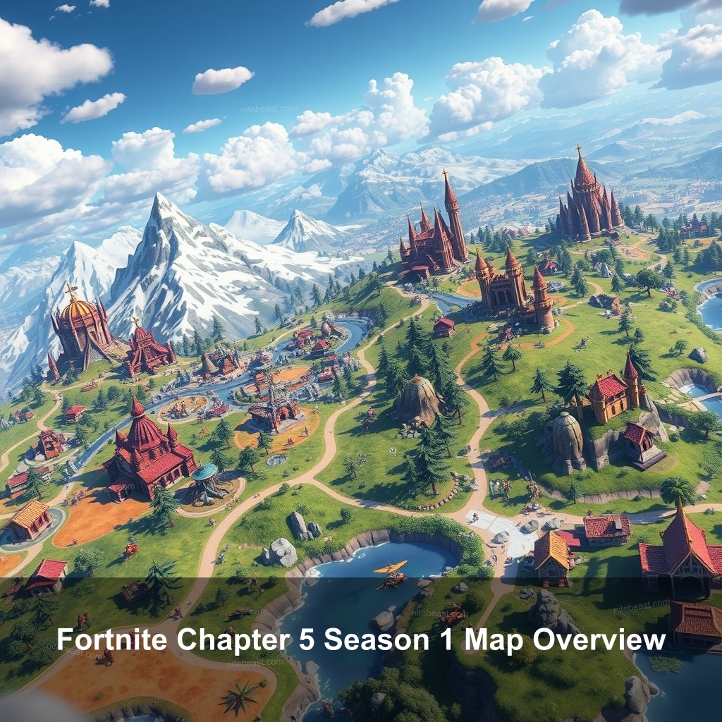 Fortnite Chapter 5 Season 1 Map Overview