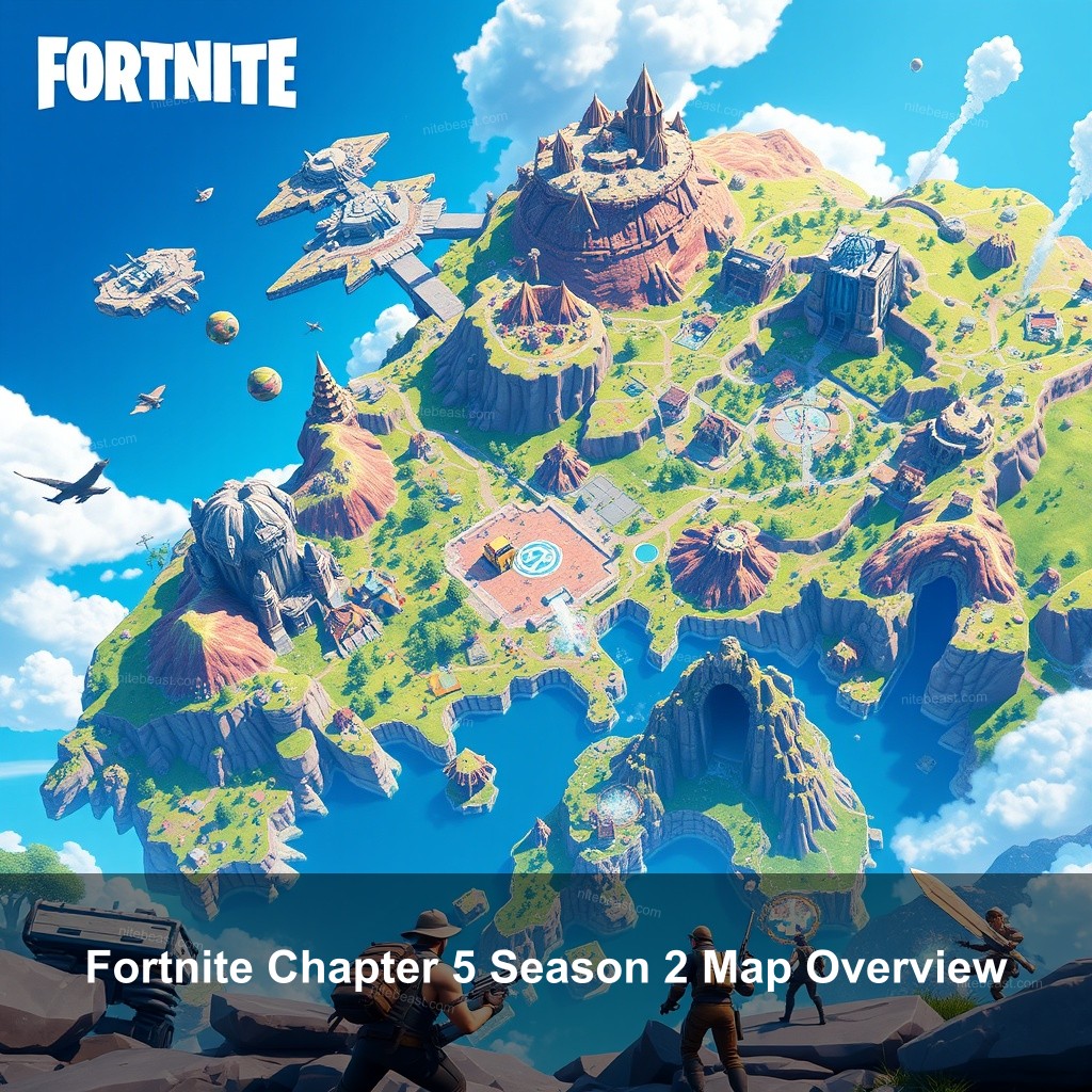 Fortnite Chapter 5 Season 2 Map Overview