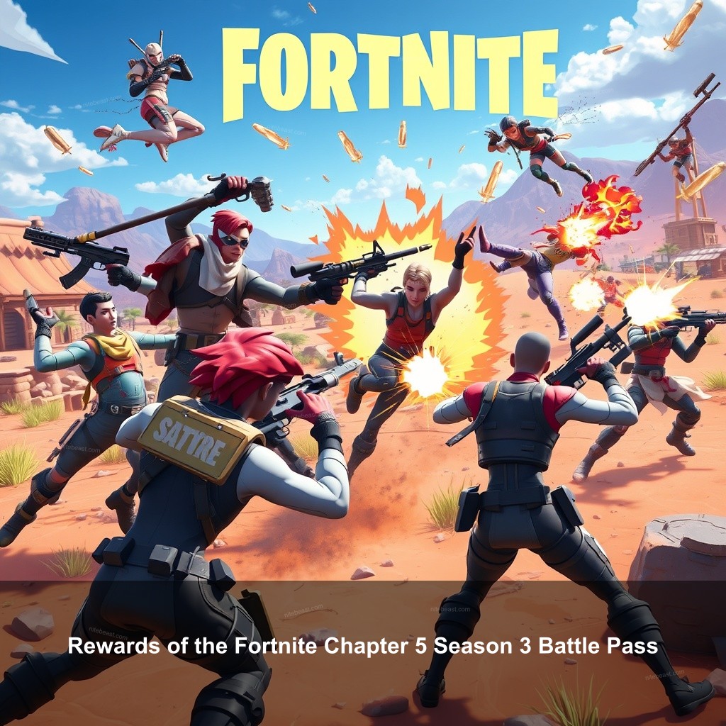 Rewards of the Fortnite Chapter 5 Season 3 Battle Pass