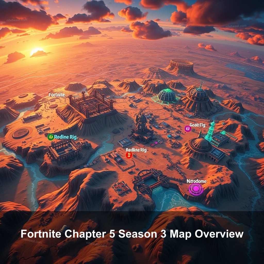 Fortnite Chapter 5 Season 3 Map Overview