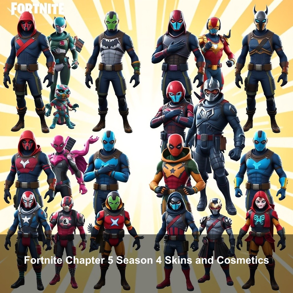 Fortnite Chapter 5 Season 4 Skins and Cosmetics