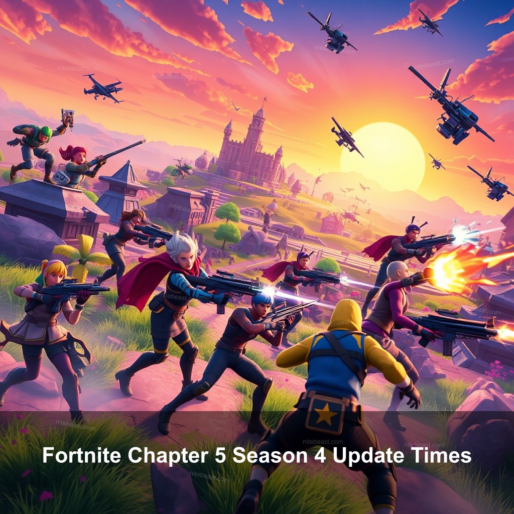 Fortnite Chapter 5 Season 4 Update Times