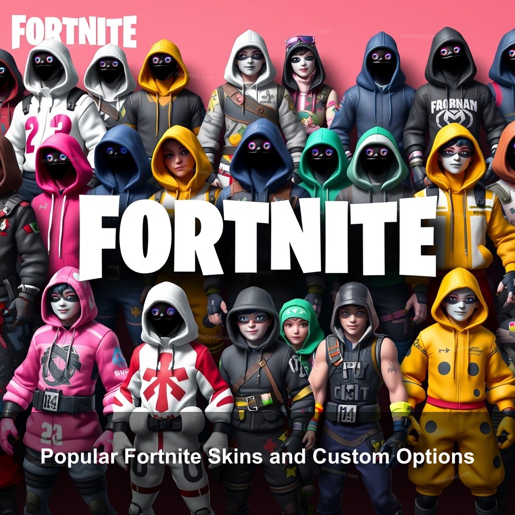 Popular Fortnite Skins and Custom Options