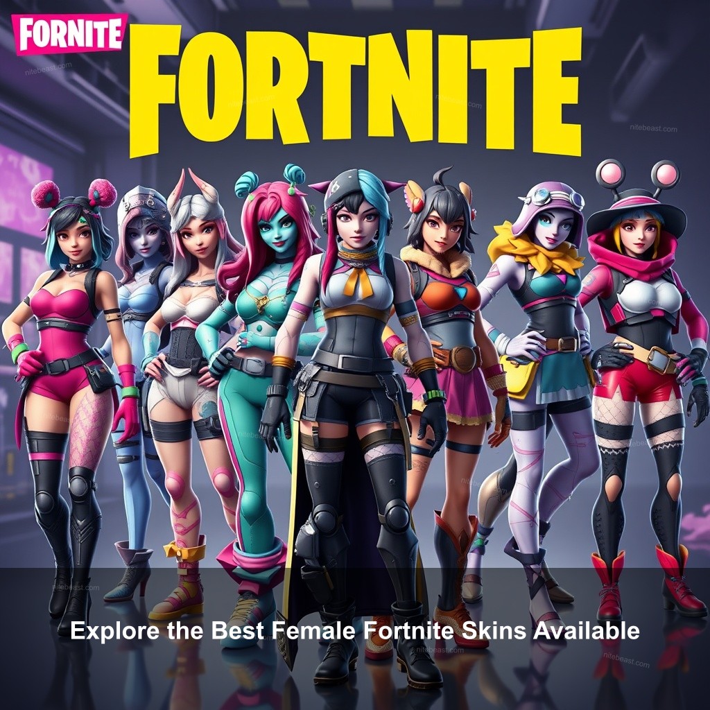 Explore the Best Female Fortnite Skins Available