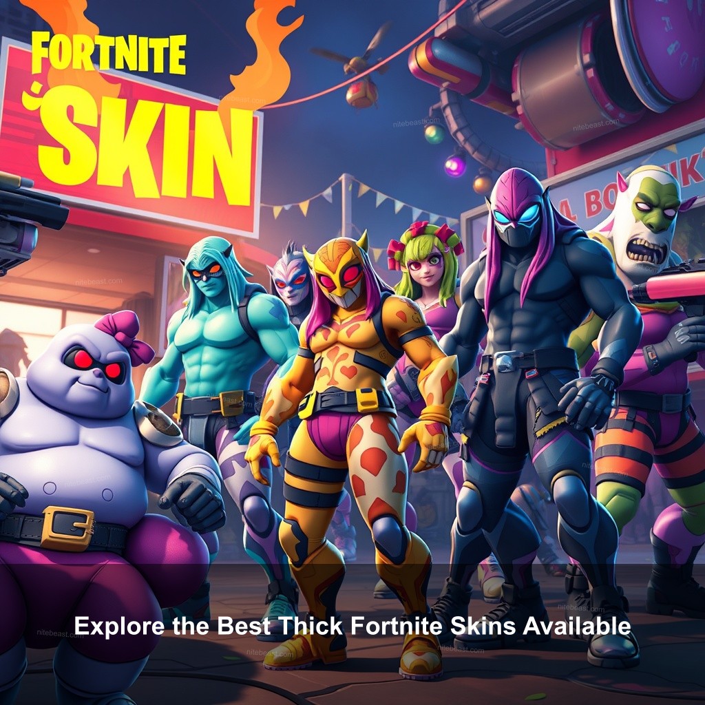 Explore the Best Thick Fortnite Skins Available