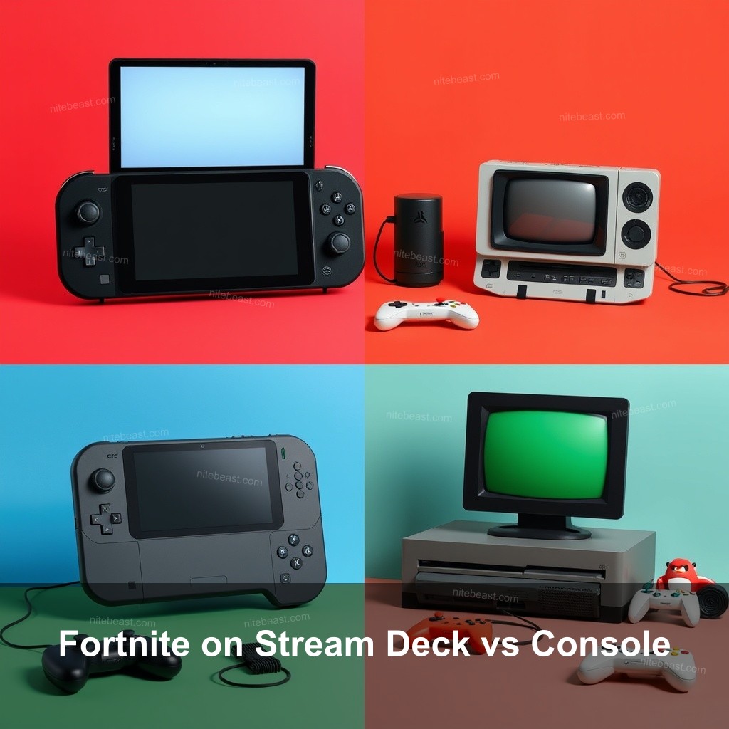 Fortnite on Stream Deck vs Console