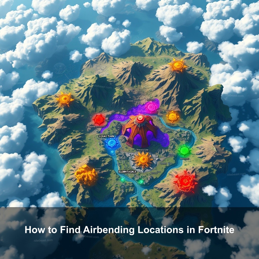 How to Find Airbending Locations in Fortnite