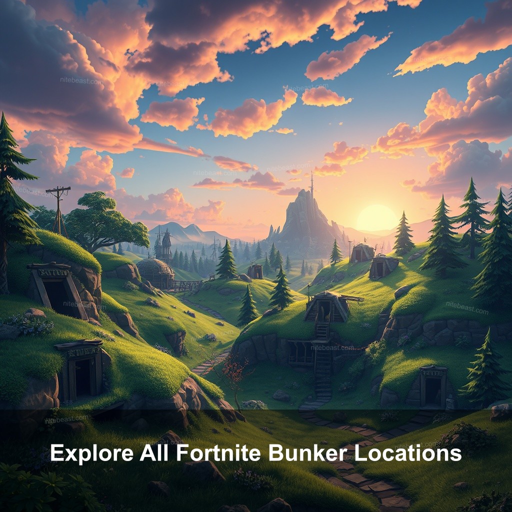 Explore All Fortnite Bunker Locations