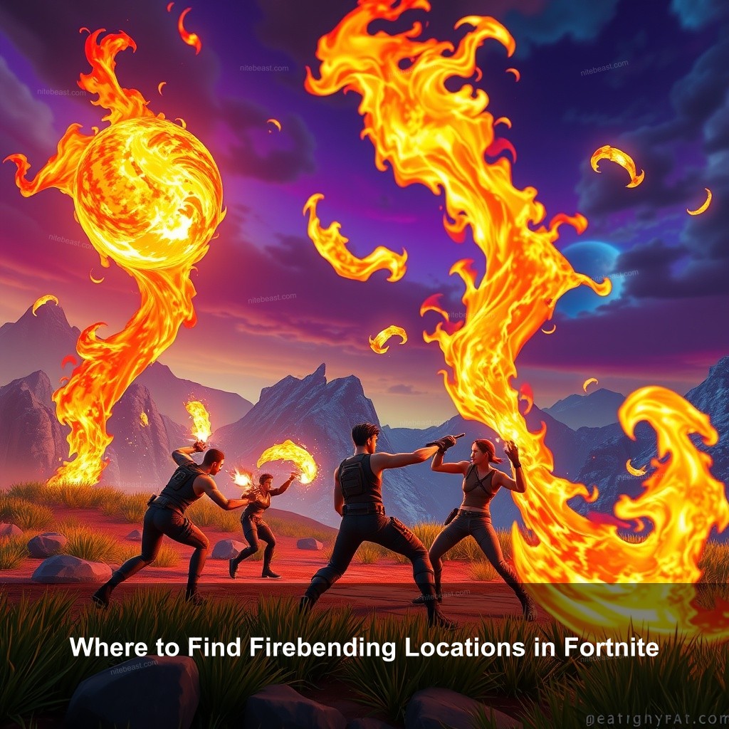 Where to Find Firebending Locations in Fortnite