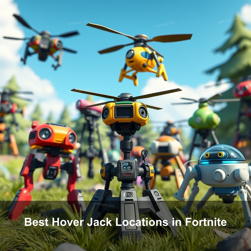 Best Hover Jack Locations in Fortnite