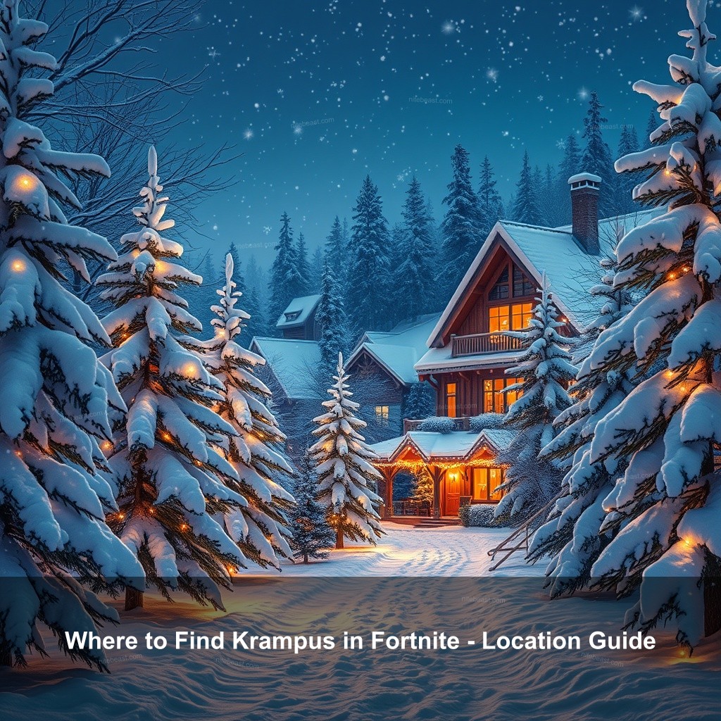 Where to Find Krampus in Fortnite - Location Guide