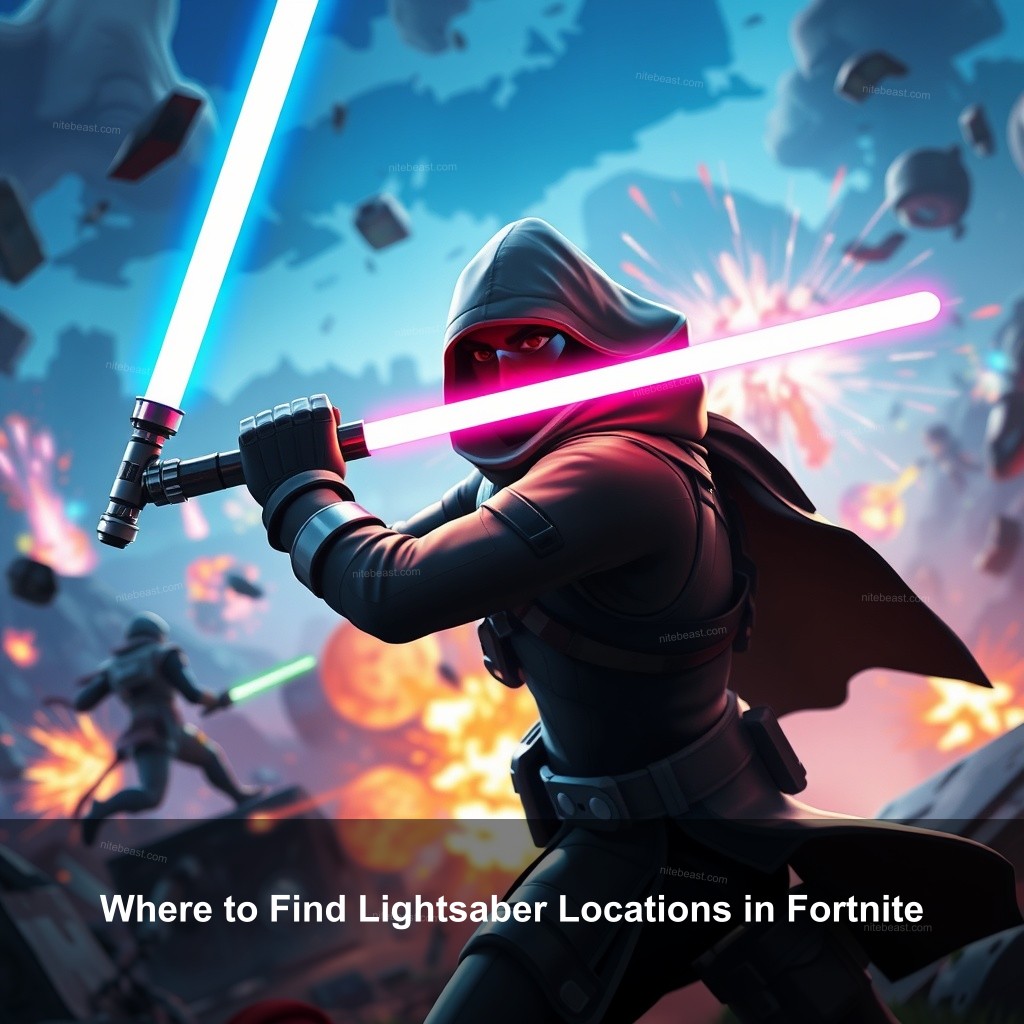 Where to Find Lightsaber Locations in Fortnite