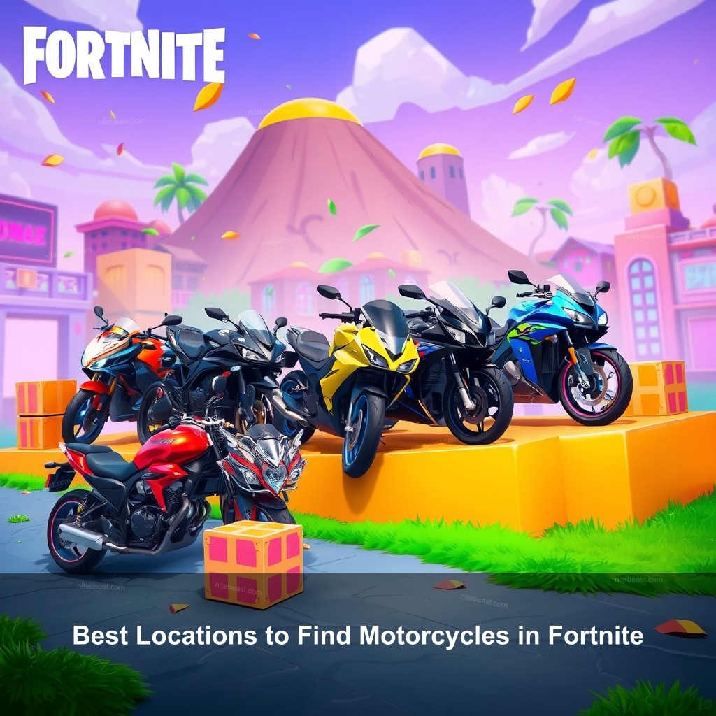 Best Locations to Find Motorcycles in Fortnite