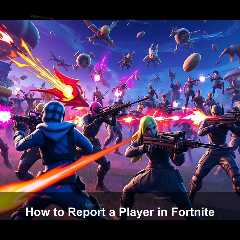 How to Report a Player in Fortnite