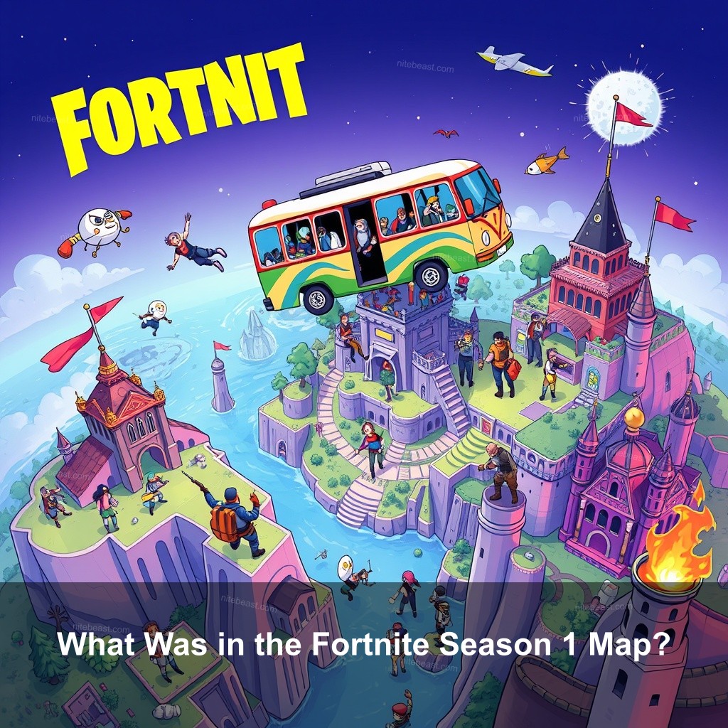 What Was in the Fortnite Season 1 Map?