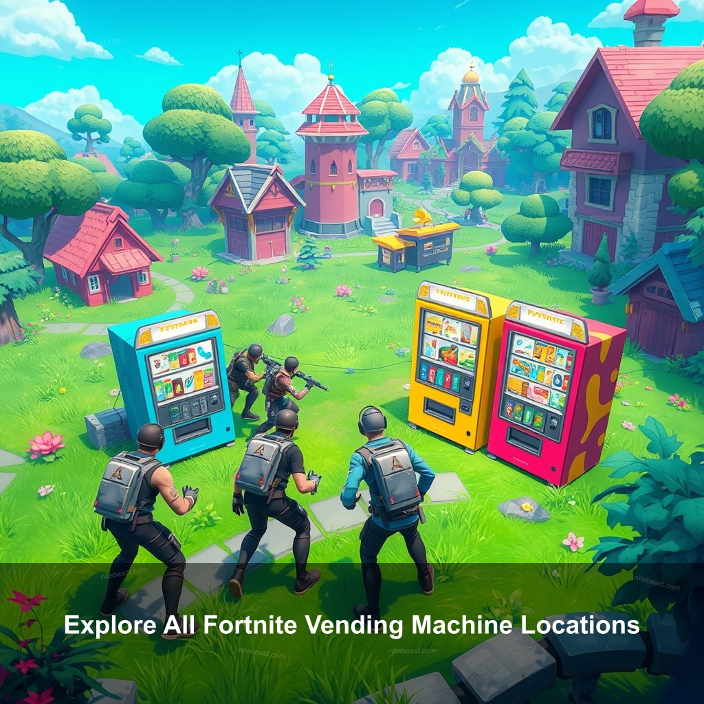 Explore All Fortnite Vending Machine Locations