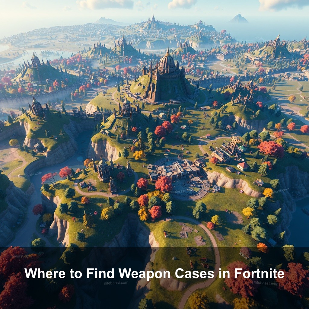 Where to Find Weapon Cases in Fortnite