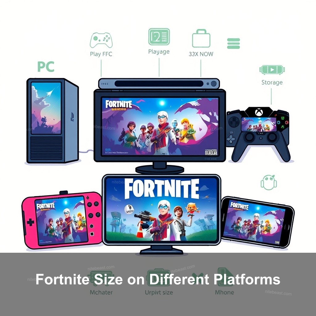 Fortnite Size on Different Platforms