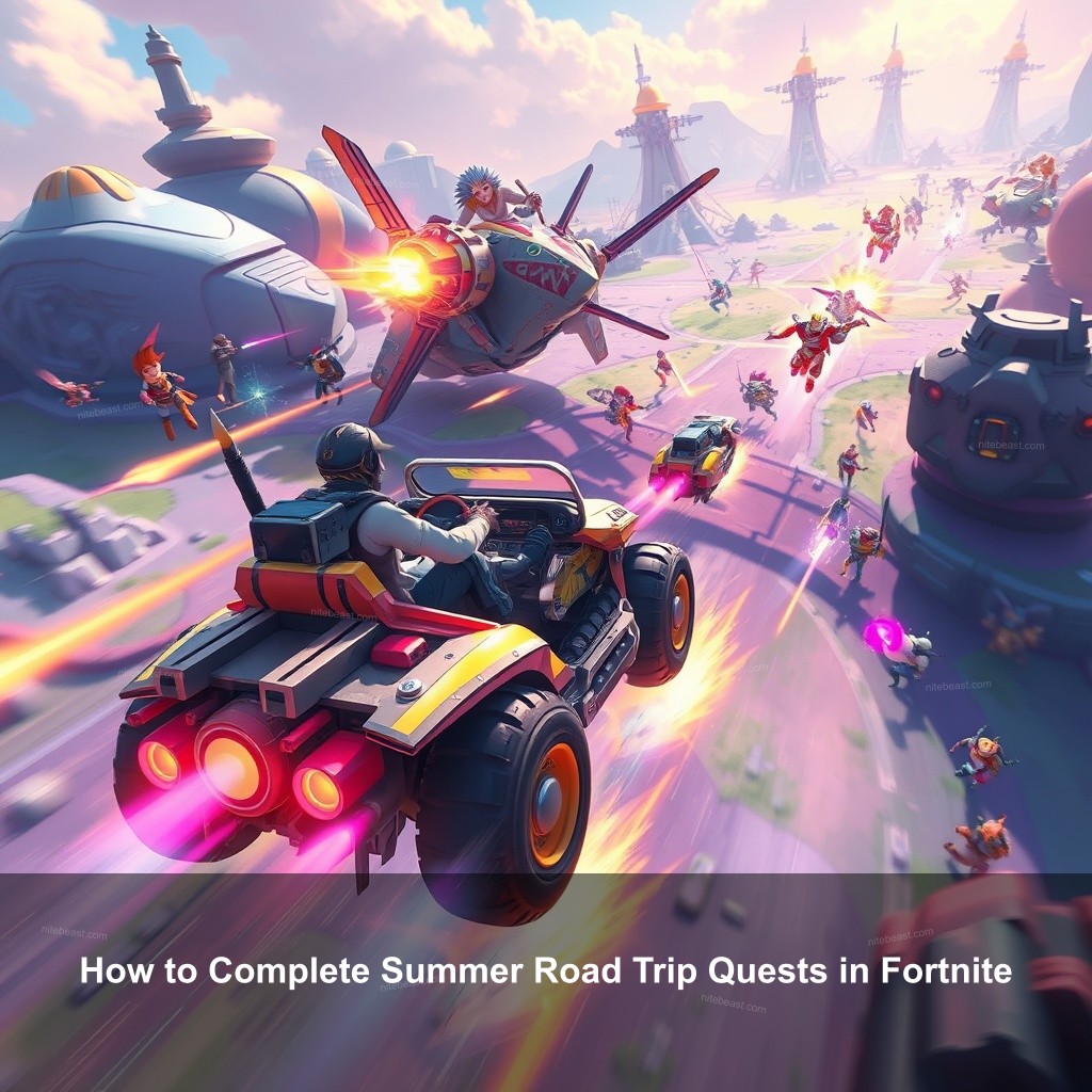 How to Complete Summer Road Trip Quests in Fortnite