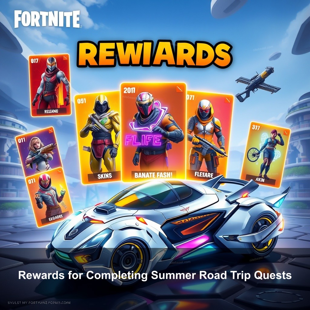 Rewards for Completing Summer Road Trip Quests