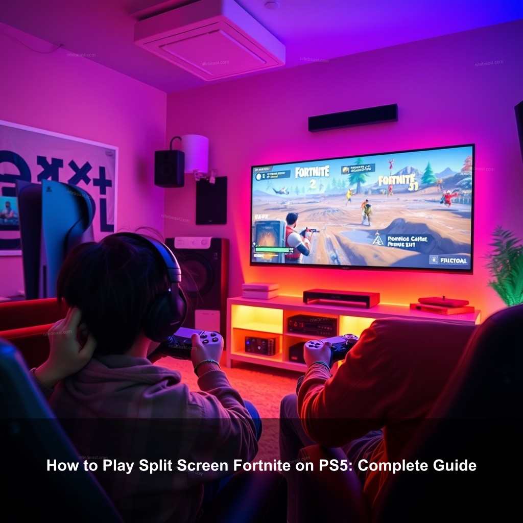 How to Play Split Screen Fortnite on PS5: Complete Guide