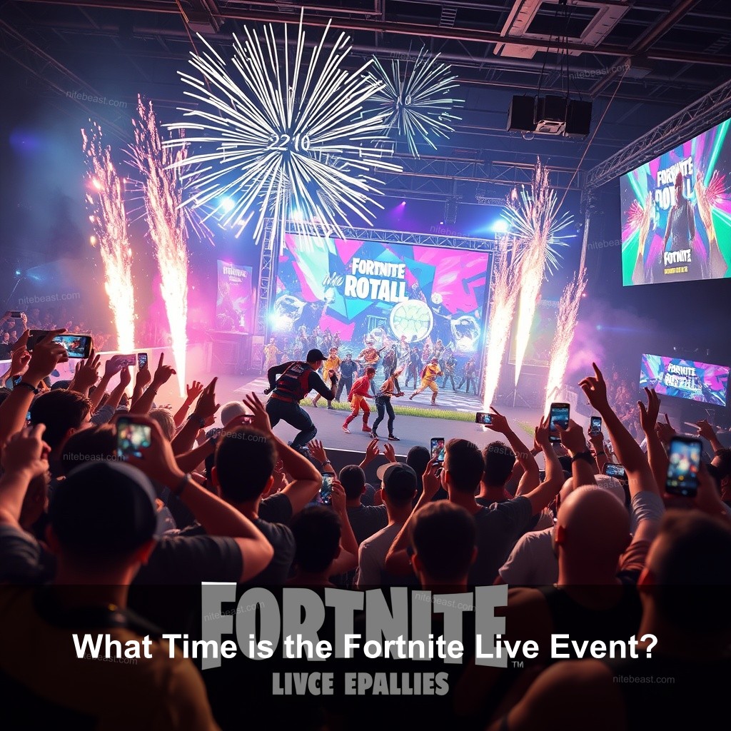 What Time is the Fortnite Live Event?